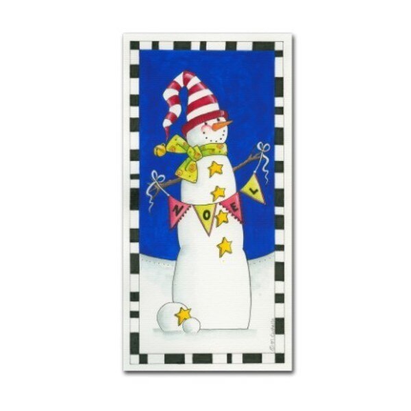 Maureen Lisa Costello 'Holiday Trio part2' Canvas Art, 24x47